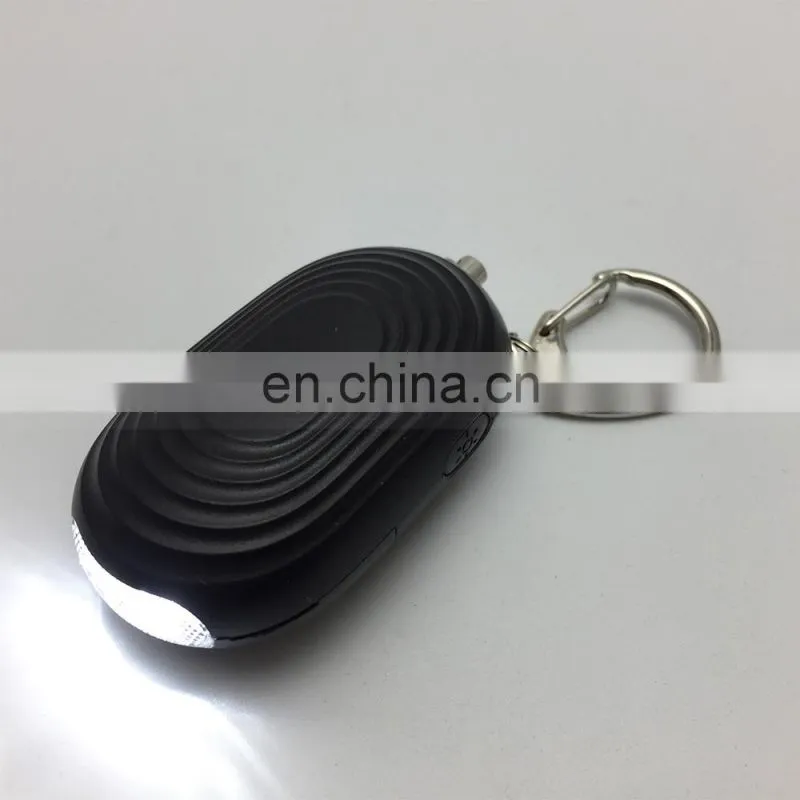 LED Light Emergency Panic Personal Alarms with Keychain