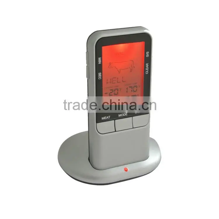 Wireless BBQ Digital Food Thermometer with Probe and Timer