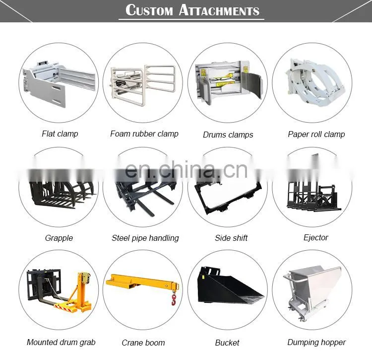 Discount price clamp forklift truck manufacturers electric forklift trucks