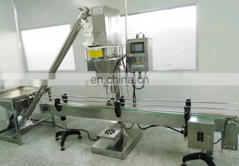 Automatic disinfectant powder packaging machine semi auto disinfection powder bag bottle filling packing machinery for sale
