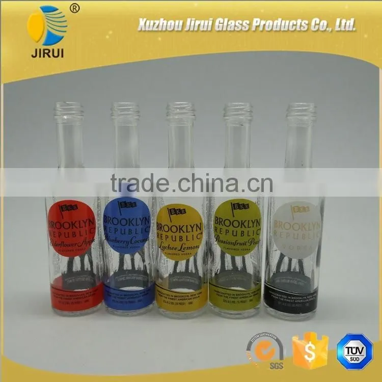 50ml Clear Mini Glass Wine Bottles