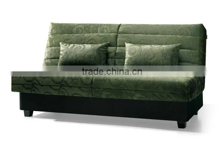Living Room Two Seater Sofa Sleeper with Fabric Upholstery