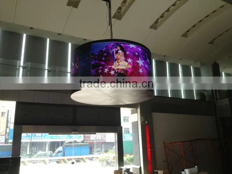 P10 column outdoor full color decoration electron led display screen