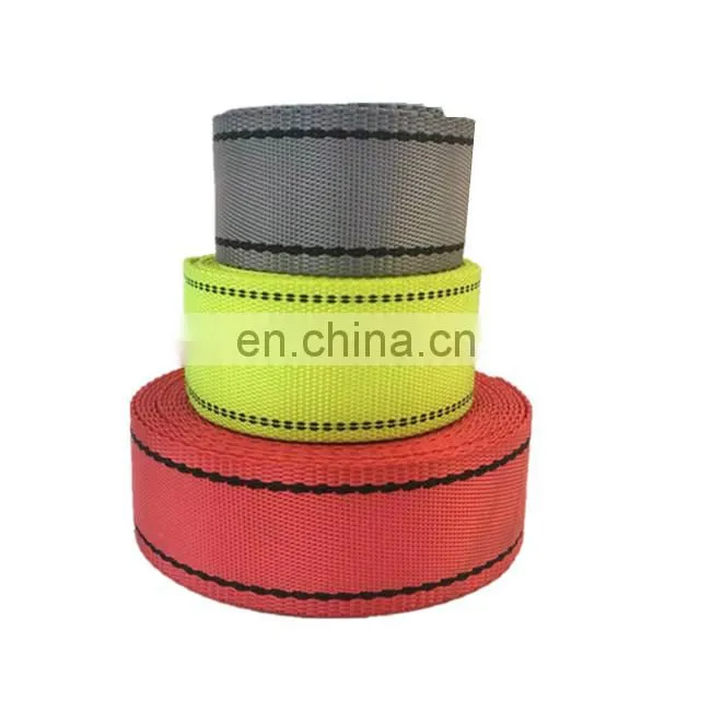 high strength low extend body protection harness webbing safety woven belt for preventing falls