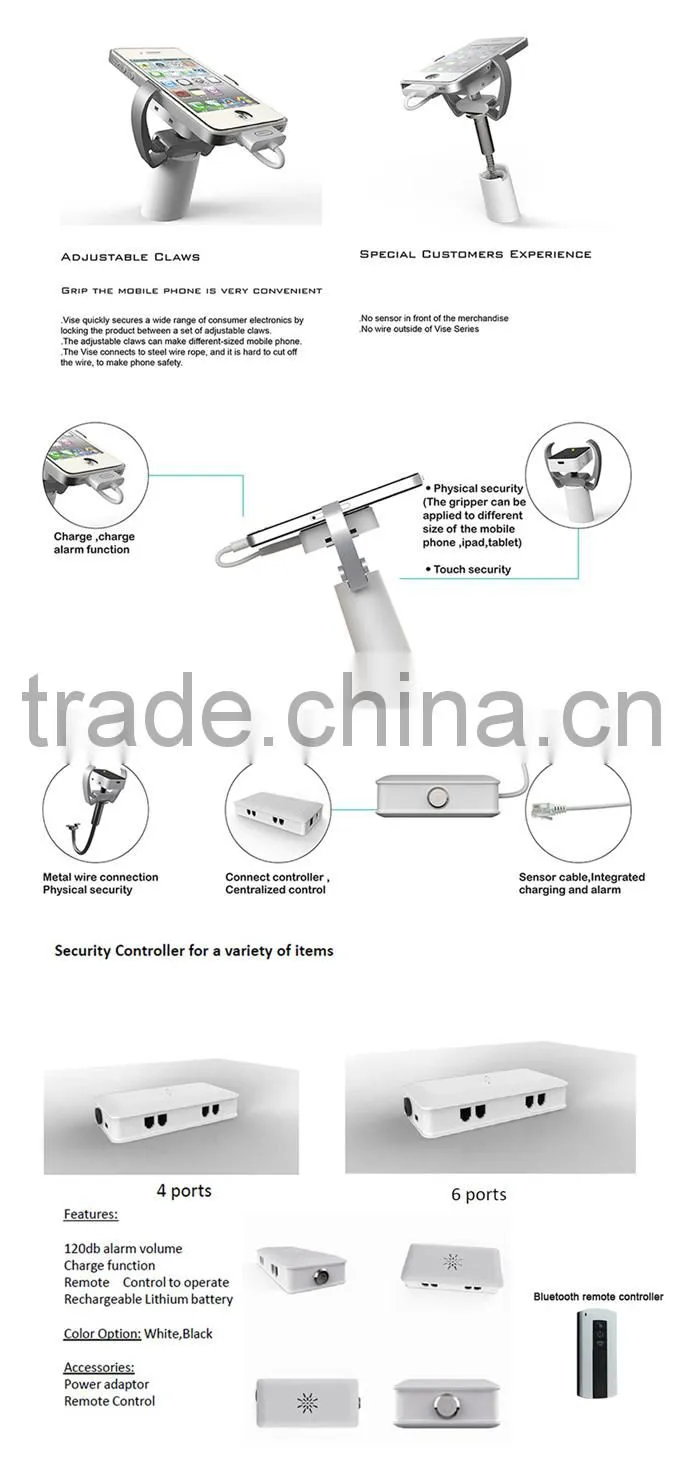smart watch security alarm display holder,security display for smart watch,smart watch anti theft stand