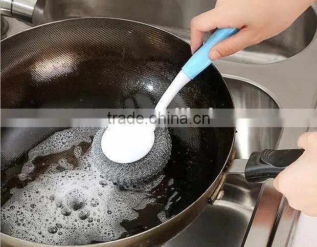 High quality and cheap stainless steel scourer/sponge/cleaning ball for Kichen