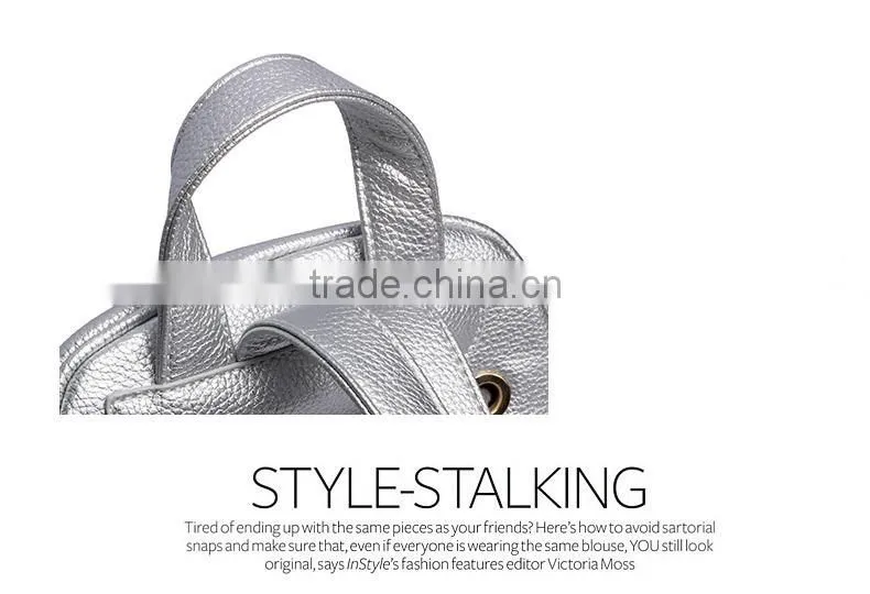 New Design female bag pu backpack fashion lady backpack