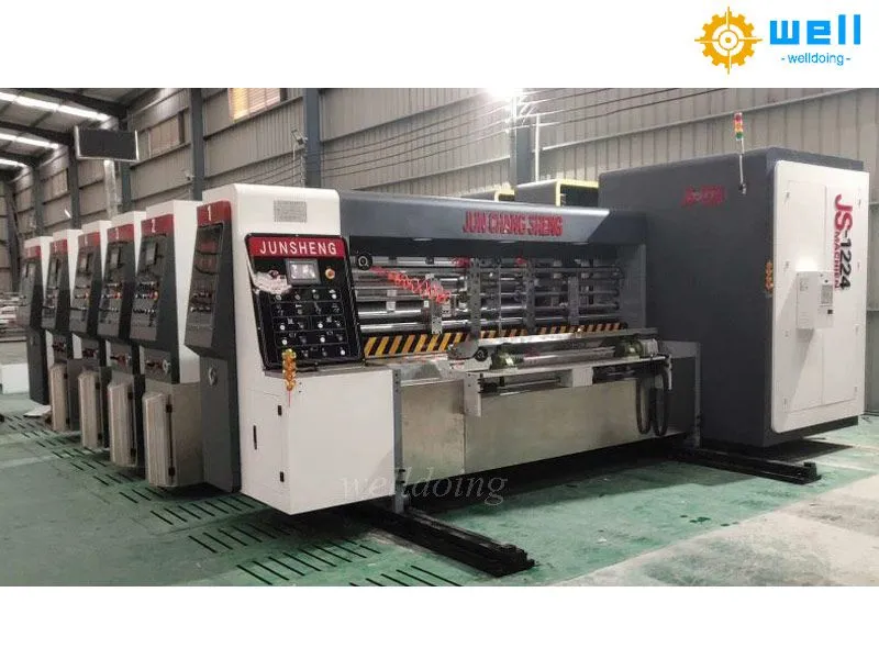 China Carton flexo printing slotting die cutting machine