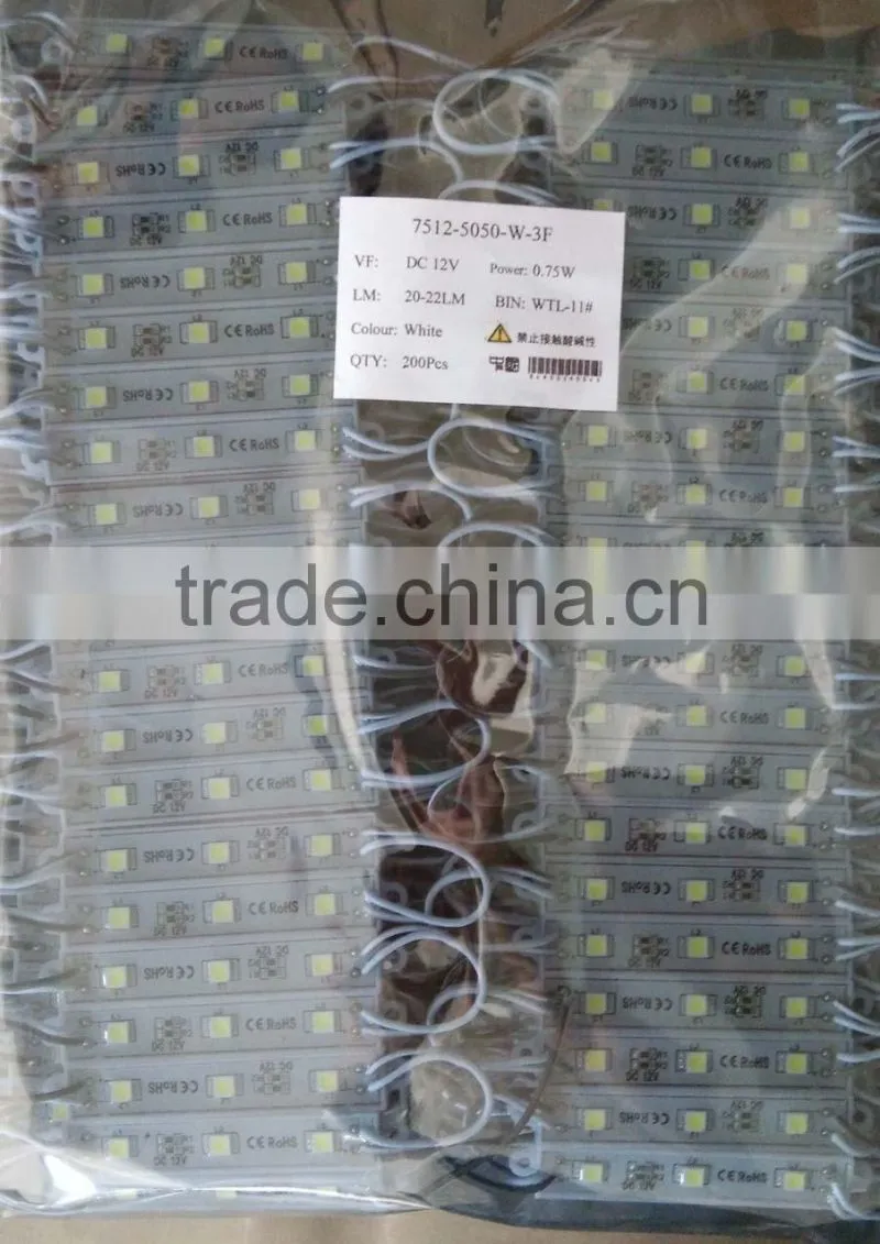 glue smd 7512-5050-3led module white