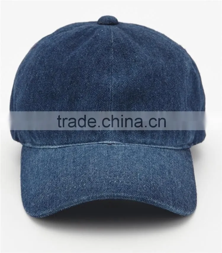 Custom 100% Denim Baseball Cap