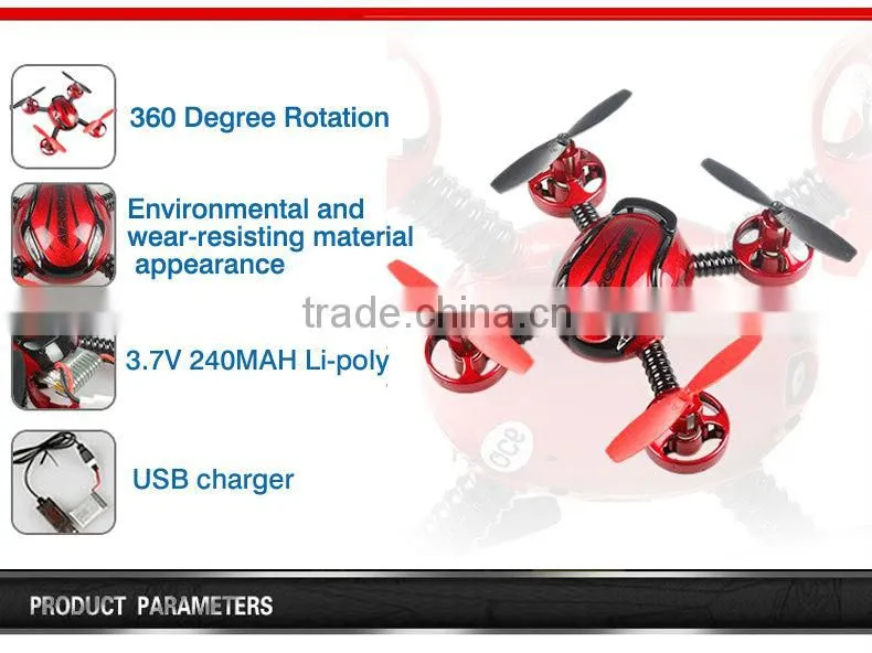 4CH 2.4G mini 4-Aexs Aerocraft With Video Camera 5 LED Lights jxd RC toys