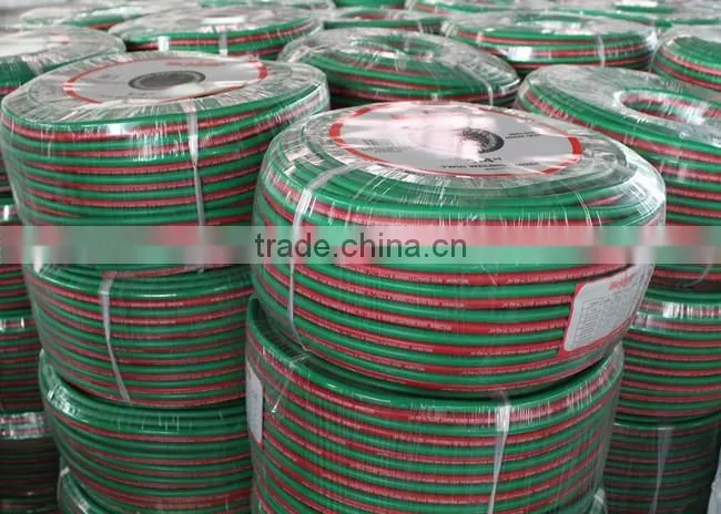 ISO 3821 Certified ID 1/4 Inch 20 Bar Rubber Twin Welding Hose
