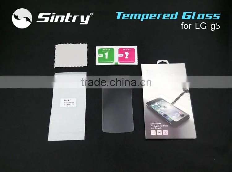 Automatic adsorption 0.26mm screen protector 9H screen protector for lg g5 tempered glass