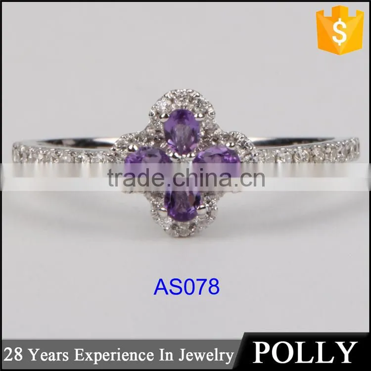 crystal ring jewelry manufactuers and white gold plating ring, fashion jewelry white gold ring