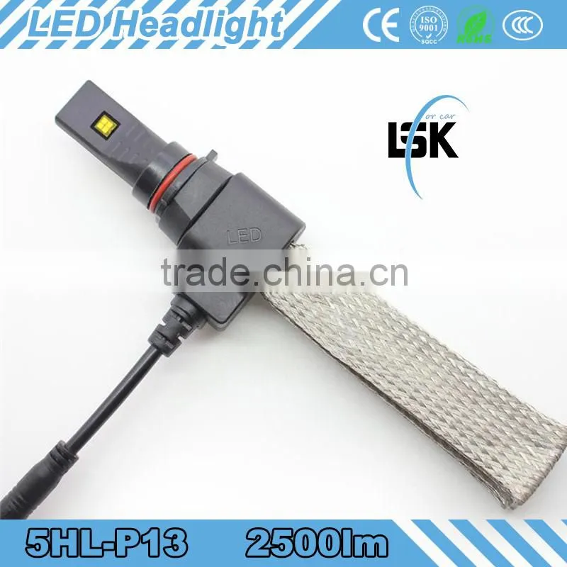 Hot selling!!! copper metal g5 led headlight top quality car p13 led headlamp hot sale with two years warranty