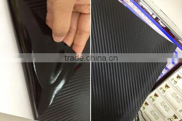 160mic carbon fiber vinyl car vinyl wrap