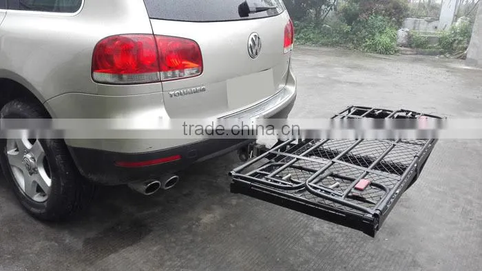 Guaranteed Quality car folding hitch mounted luggage carrier