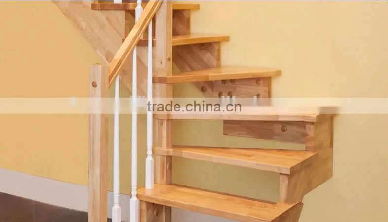 36" Triangle shape oak stair tareds