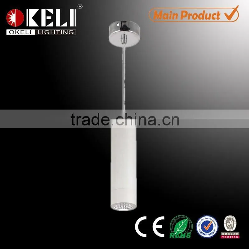 Thick and thin cylinder shape hanging led pendant lamp
