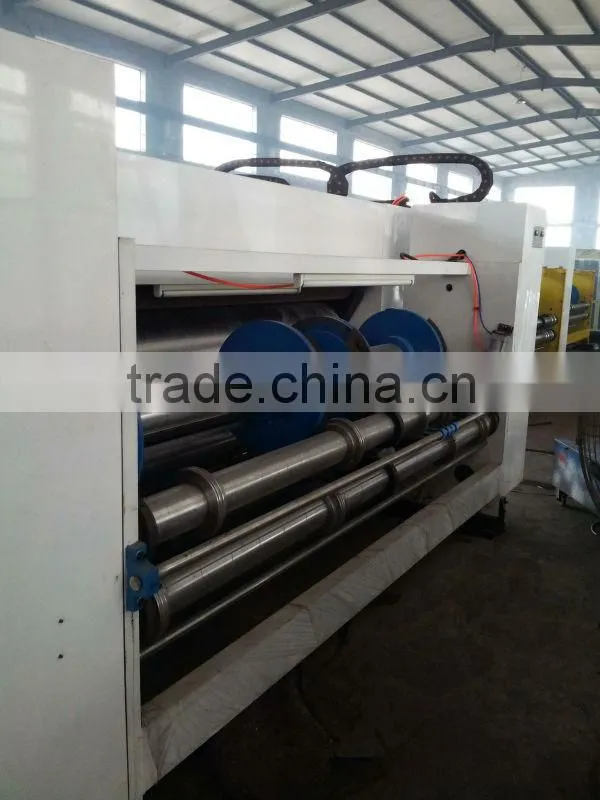 high speed flexo printing slotting rotary die cutting machine