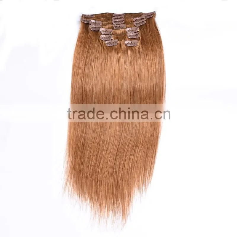 Alibaba High Quality Clip In Hair Extension, Factory Price Remy Straight Human Hair Extension