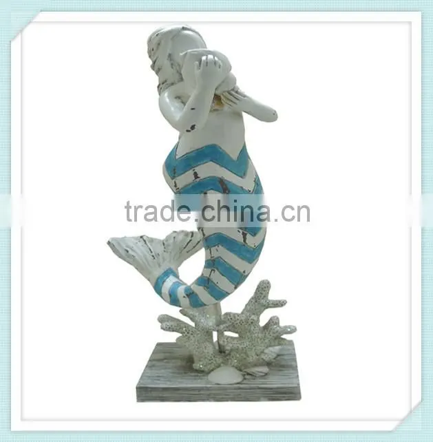 home decorative resin mermaid figurine