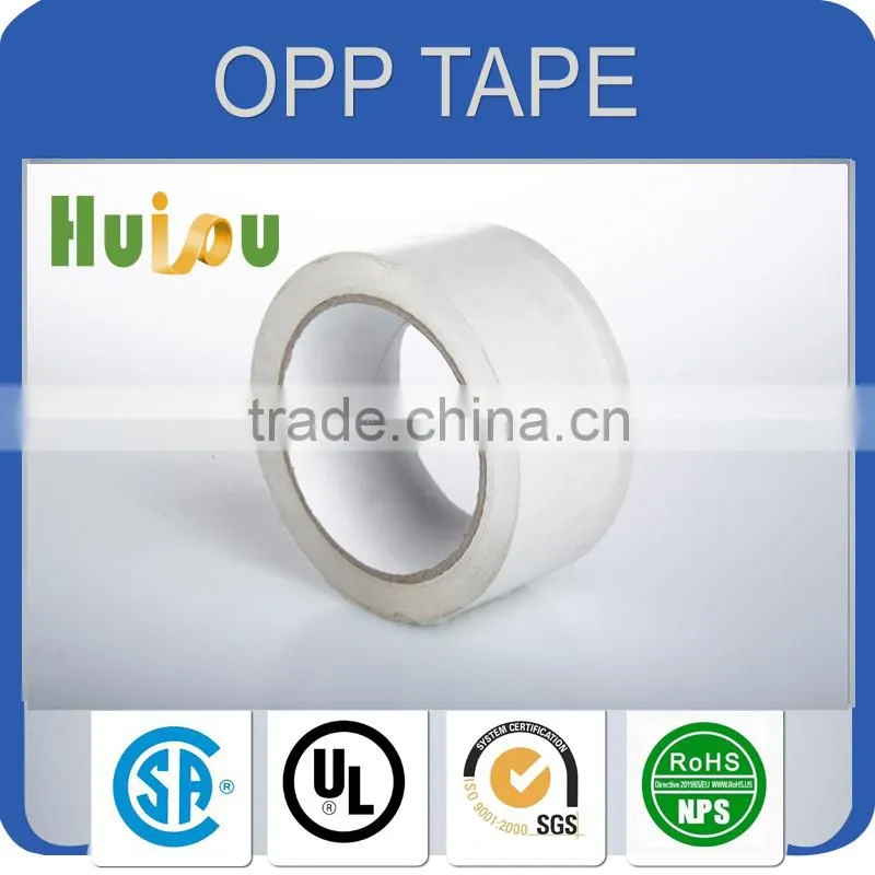 Good adhesion carton sealing opp print packaging tape