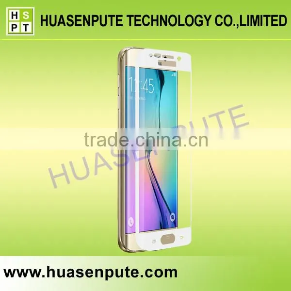 Full Covered Transparent Tempered Glass Screen Protector For Samsung Galaxy S6 Edge Plus