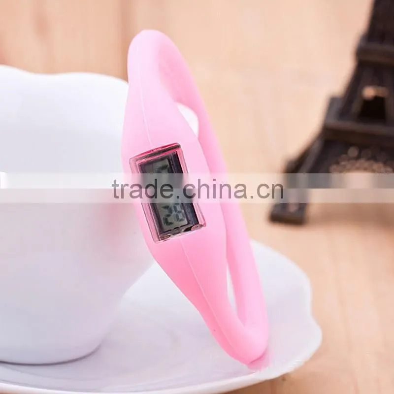 Fashion NEW Anion Sports Wrist Bracelet Watch Watches Men Women Digital Silicon Silicone LED Watch Insect Repellent