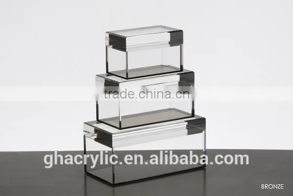 China factory supplier Clear Acrylic Box, High quality Clear acrylic box