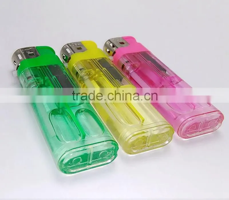 2016 transparent plastic gas lighter factory outlet