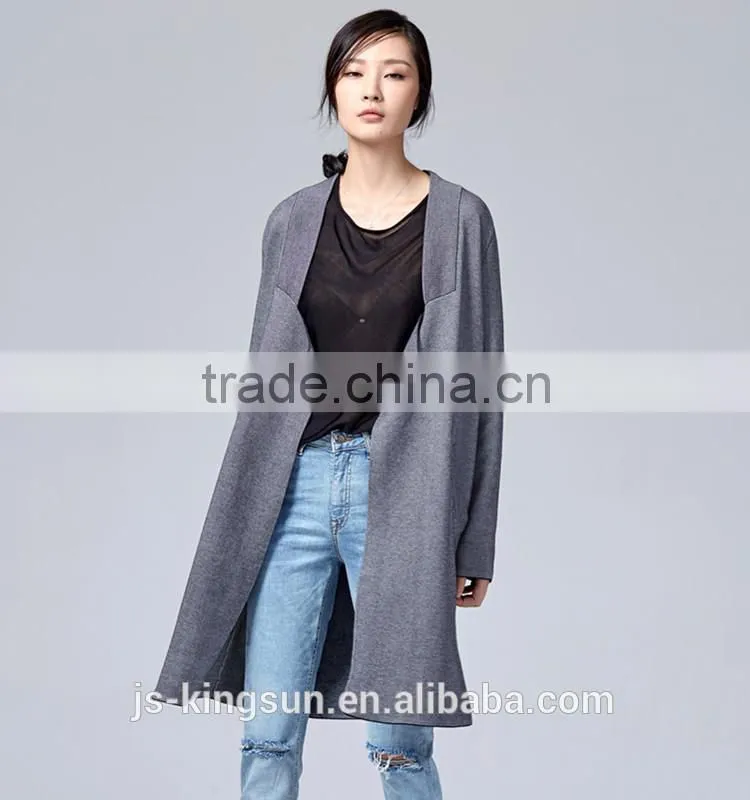 Woman's long cotton cardigan