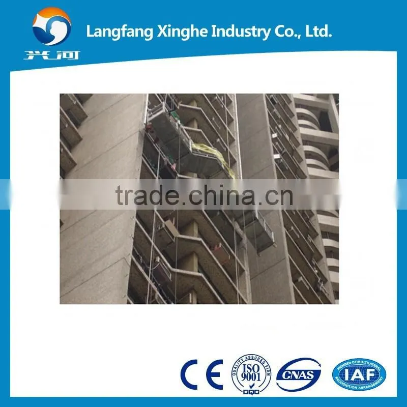 building facade cleaning machine / working platform / construction gondola / suspended platform