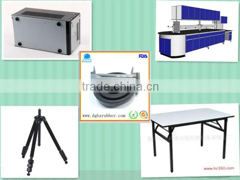 Anti-aging, anti-radiation, good flexibility T-top Bollard Rubber Base