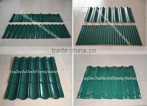 fully automatic Corrugated metal roof sheet making machine