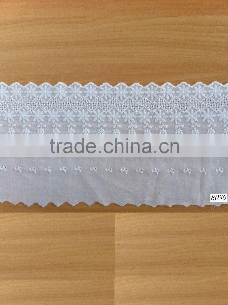 Special Crazy Selling embroidery lace piece for party dress