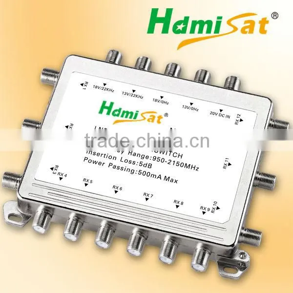 Hot Selling 4 In 8 outputs Satellite Multiswitch