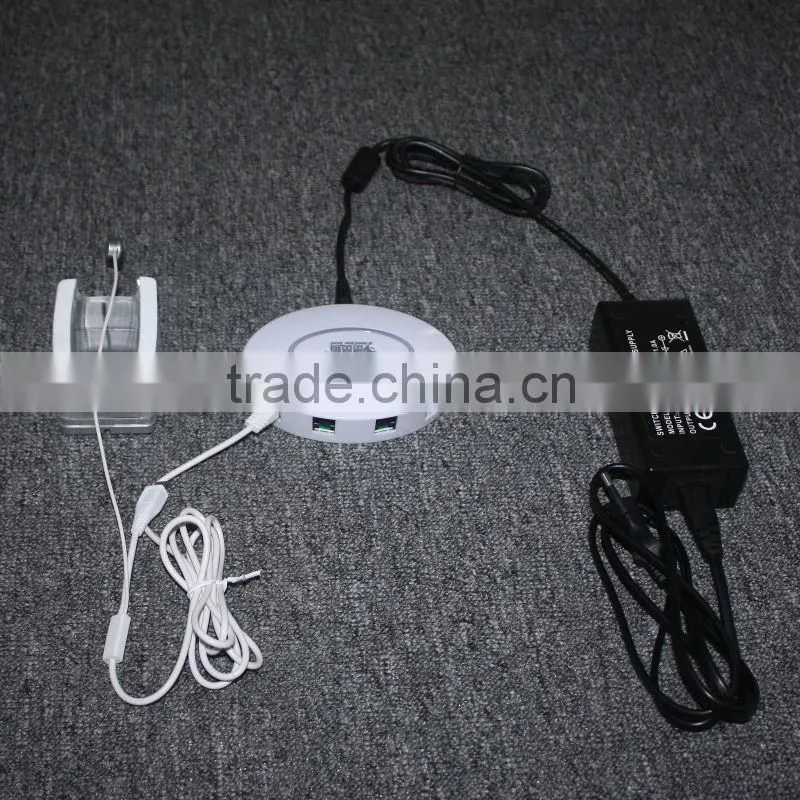 4 ports mobile phone security display holder
