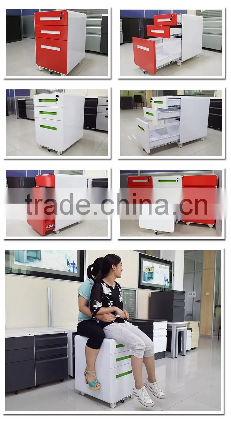 2016 New Office Furniture Mobile Pedestal Steel Filing Cabinet