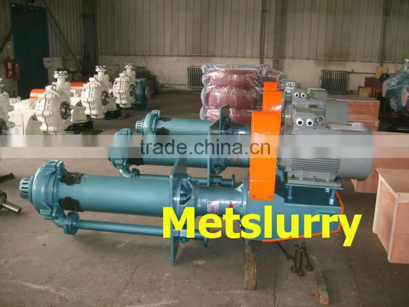 mining,coal project usage non-clog centrifugal vertical slurry pump