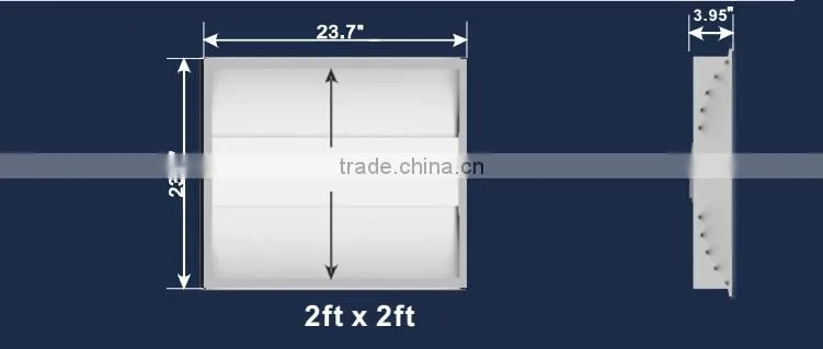 UL approved 32W 600x600mm commercial led troffer 7 years warranty