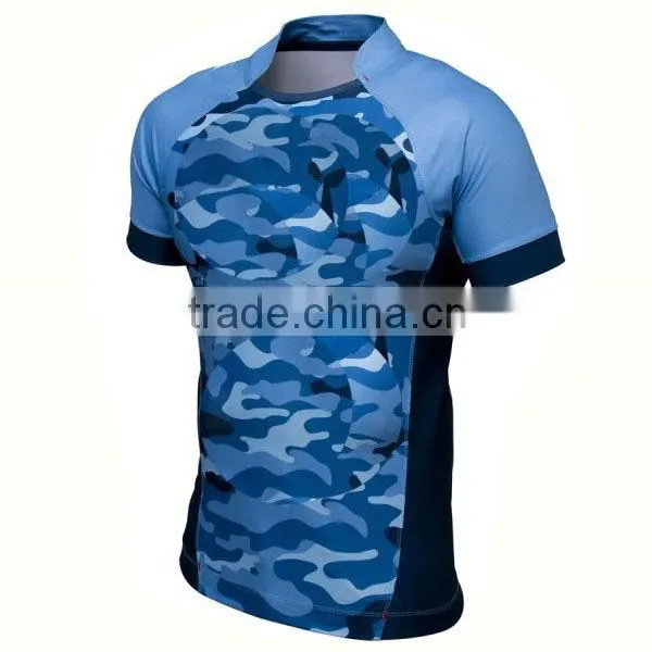 Professional athletes wholesale dry fit sublimated rugby jersey
