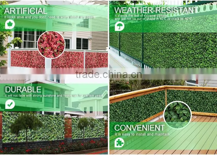 wholesale artificial plastic garden boxwood hedge plants