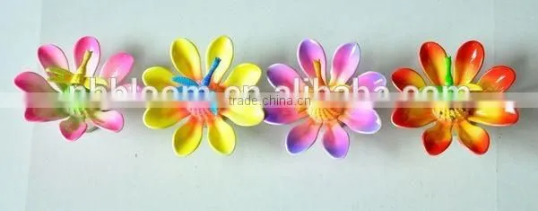 3.5 inch Dragonfly and Butterfly on Lotus Plastic Flowers Fridge Magnet