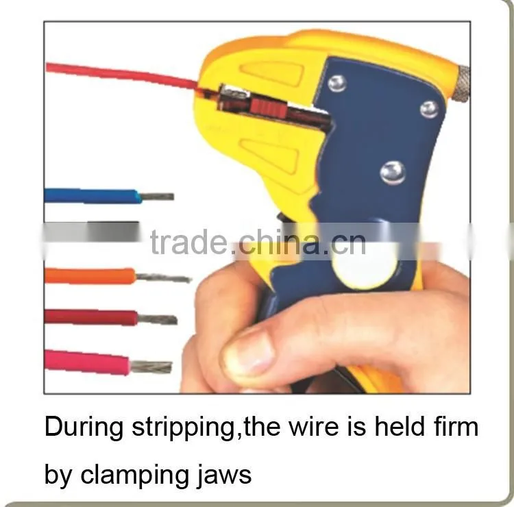 Stripping range 0.25-2.5mm2 of automatic and multi-function HS-700D cable strippers