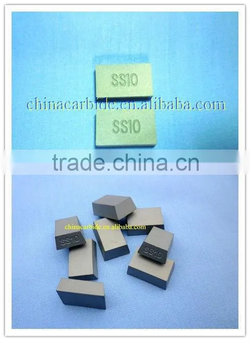 carbide stone cutting inserts SS10/hard metal