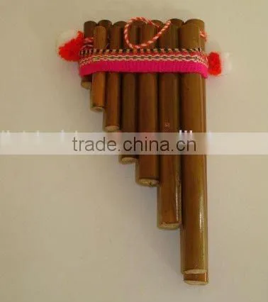 Peru Quality 25cm Colored Bamboo Flute