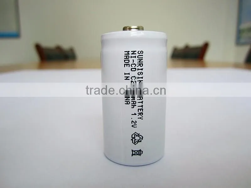 Nicd C 2500mAh Rechargeable Battery / 1.2V Ni CD Rechargeable Battery