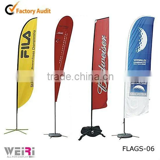 Cheap Custom Advertising Stand Flag Banner