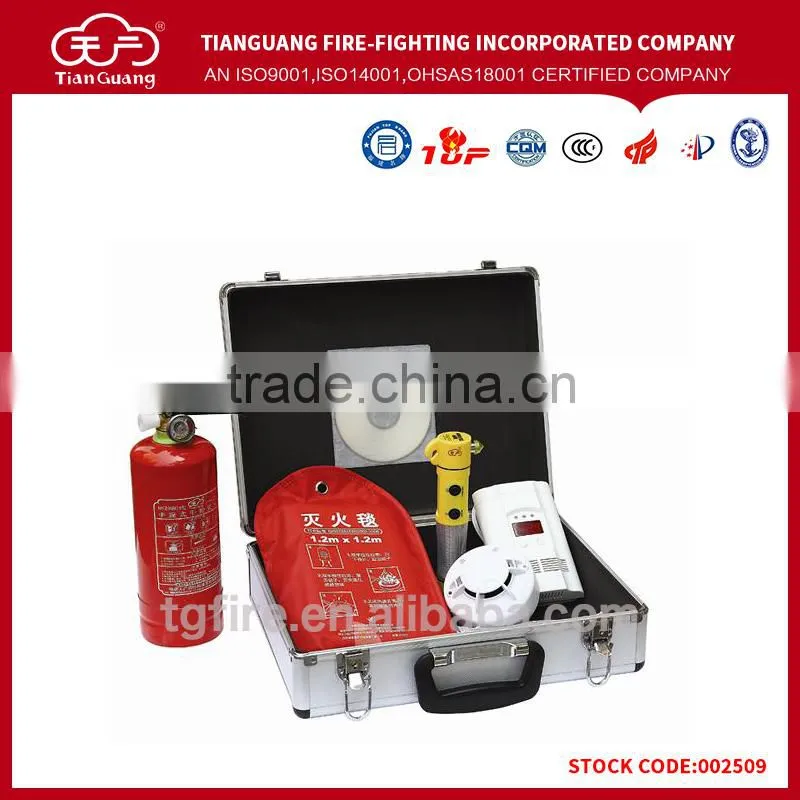 Portable battery Operated Photoelectric Smoke Detector of fire fighting box
